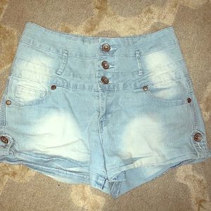 High Waisted Jean Shorts